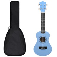 Set dječjeg ukulelea SOPRANO, s torbom, svjetloplavi 21 "